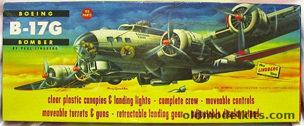 Lindberg 1/64 Boeing B-17G Flying Fortress, 525-249 plastic model kit